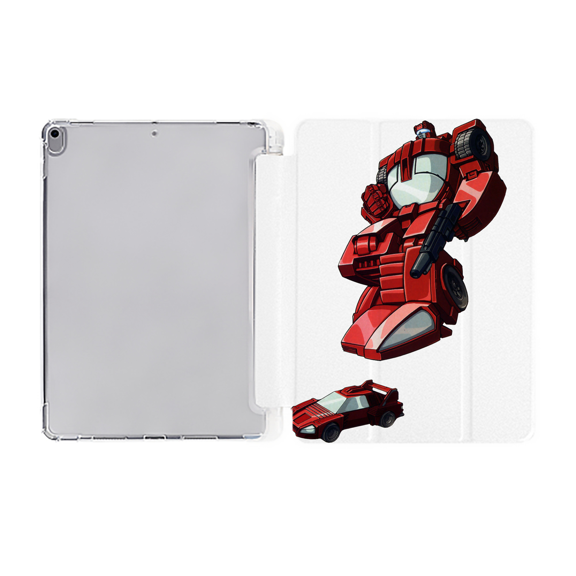 （画像用）  IPad ケース ペン収納付き 三つ折りスタンド PUレザー×シリコン 対応機種9.5/10.5/10.9インチ